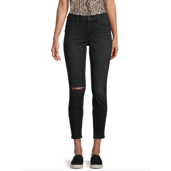 HUDSON WOMEN NWT NATALIE MID RISE SUPER SKINNY ANKLE CORA JEANS. SIZE 28 - Picture 4 of 14